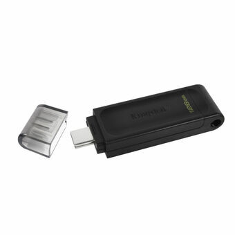 USB-stik Kingston DT70/128GB usb c Sort 128 GB