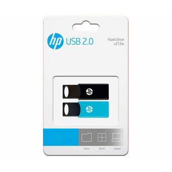 USB-stik HP HPFD212-64-TWIN USB 2.0 64GB 2 enheder