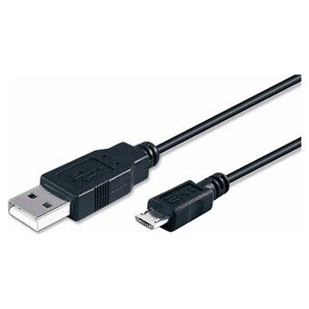 USB 2.0 A til mikro USB B-kabel TM Electron Sort 1,8 m