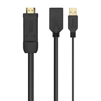 HDMI til DisplayPort-adapter Aisens A122-0642 Sort