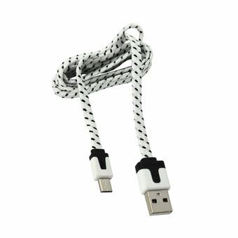Kabel Micro USB Grundig Hvid/Sort 1 m