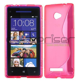 S-Line HTC 8X Silicone Cover - Pink