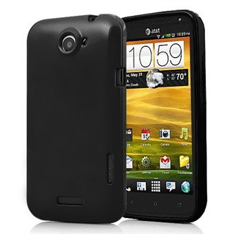 HTC ONE X - Silikone Cover (Sort)