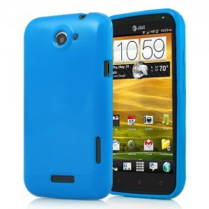 HTC ONE X - Silikone Cover (Blå)