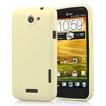 HTC ONE X - Silikone Cover (Cream)