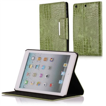 Krokodille etui til iPad Mini (Grøn)