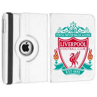 Roterende Fodbold Etui til iPad 2/3/4 - Liverpool