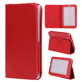 Simpel Samsung Galaxy Tab 7.0 Læderetui (rød)