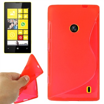 S-Line Silikone Cover Lumia 520 (Rød)
