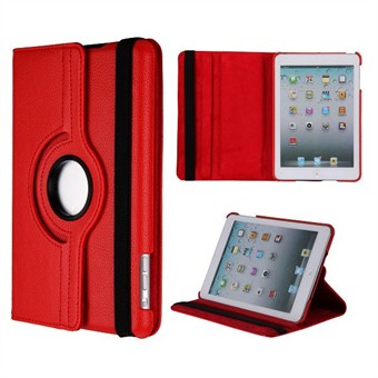 Danmarks Billigste 360 Roterende Cover til iPad 2 / iPad 3 / iPad 4 - (Rød)