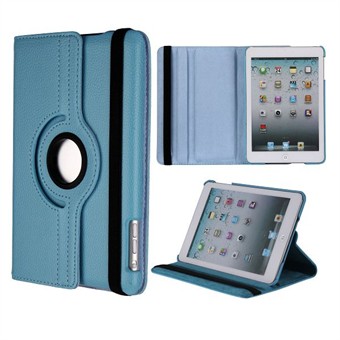 Danmarks Billigste 360 Roterende Cover til iPad 2 / iPad 3 / iPad 4 - (Lys blå)