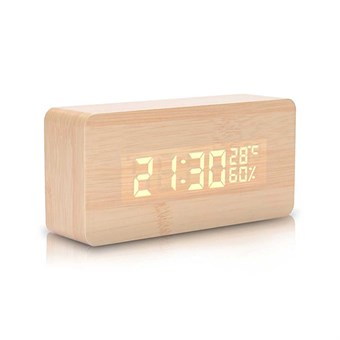 Wood ur m. alarm - Lyst display