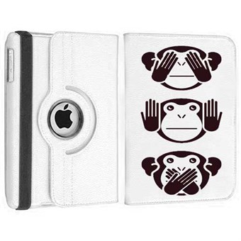 TipTop Roterende iPad Etui - Three Monkeys