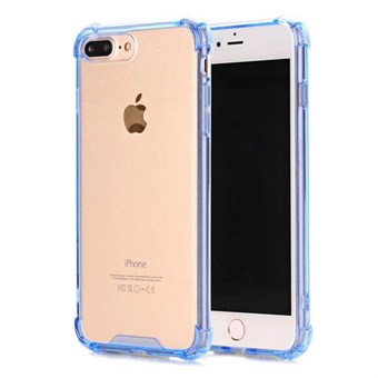 Acrylic Safety Cover til iPhone 7 Plus / iPhone 8 Plus - Blå