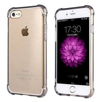 Protection Silikone Cover til iPhone 7 / iPhone 8 - Grå