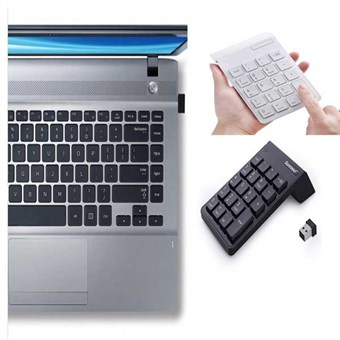 Sunreed® Numerisk Trådløst Tastatur/ USB, rækkevidde 10 m - Sort