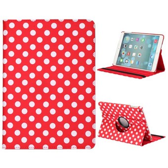 Polka Dot Etui til  iPad Air 1 - Rød