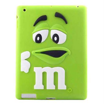 M&M 3D Gummi cover til iPad Mini 1/2/3 - Grøn
