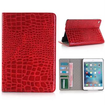 Snake Skin Cover til iPad Mini 4 - Rød