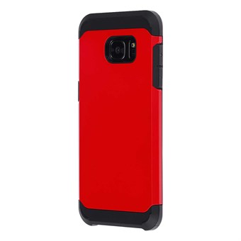 Hard case silicone/plastik Samsung Galaxy S7 Edge rød