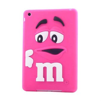 M&M 3D Gummi cover til iPad Mini 1/2/3 - Pink
