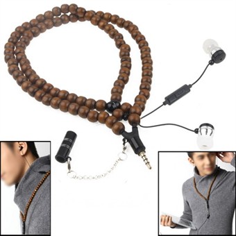 Necklace Headphones - Prayer Beeds