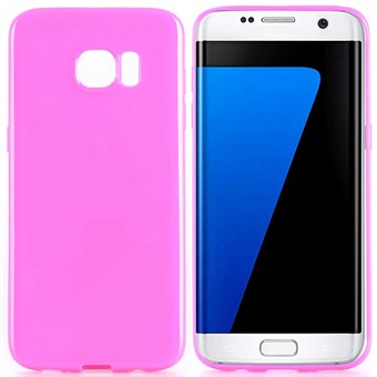 Klassisk silikone cover Galaxy S7 (rose red)