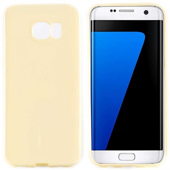 Klassisk silikone cover Galaxy S7 (light gul)