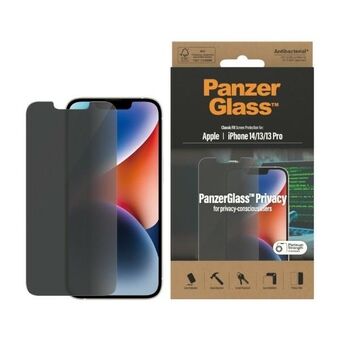 PanzerGlass Classic Fit iPhone 14 / 13 Pro / 13 6,1" Privatlivsskærm Beskyttelse Antibakteriel P2767