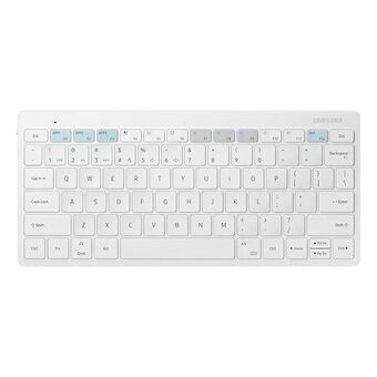 Bluetooth-tastaturet Samsung EJ-B3400UW Keyboard Trio 500, hvid/hvid