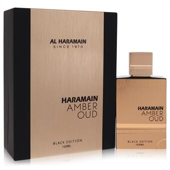 Al Haramain Amber Oud Black Edition by Al Haramain - Gift Set 150 ml 150 ml Eau De Parfum Spray + 0.34 oz Refillable Spray - til mænd