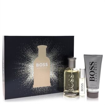 Boss No. 6 by Hugo Boss - Gift Set -- 3.3 oz Eau De Toilette Spray + 0.3 oz Mini EDT Spray  + 3.4 oz Shower Gel - til mænd