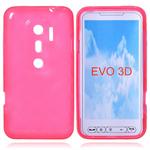 Silikone Cover til HTC EVO 3D (Pink)