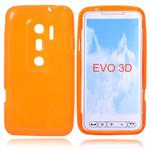 Silikone Cover til HTC EVO 3D (Orange)