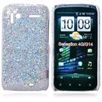 Skinnende Hard Case for HTC Sensation G14 (S�lv)