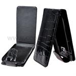 Etui til HTC Sensation med krokodillem�nster (Sort)
