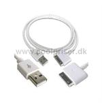 iPod synkronisering Kabel