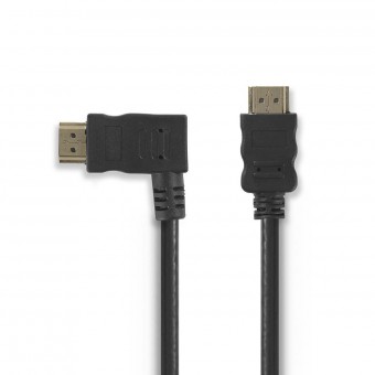 High Speed ​​HDMI ™ kabel med Ethernet | HDMI™ Stik | HDMI™ Stik | 4K@30Hz | 10.2 Gbps | 1.50 m | Runde | PVC | Sort | Blister