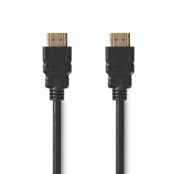HDMI™ kabel | HDMI™ Stik | HDMI™ Stik | 8K@60Hz | eARC | Guldplateret | 1.00 m | PVC | Sort | Box