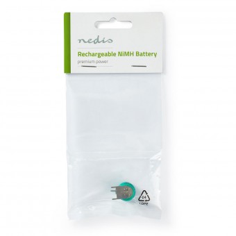 Genopladelige Ni-MH-batteri | 2.4 V | 80 mAh | Loddetap | 1-Polybag