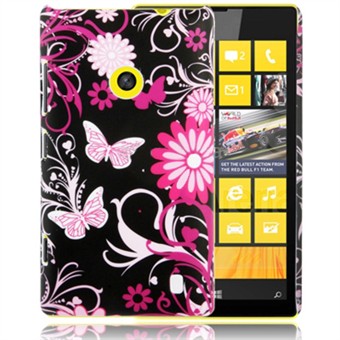 Motiv Plastik Cover Lumia 520 (Sommerfugle)