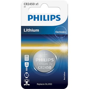 Philips CR2450 Lithium knapcelle - 1 stk