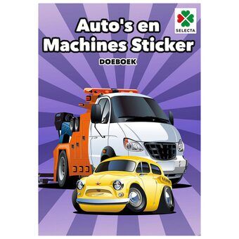 Biler og Maskiner Stickerbog