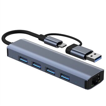 2208 USB3.0 / USB C Hub dockingstation med 4 USB 3.0 porte USB C Hub Multiport Adapter