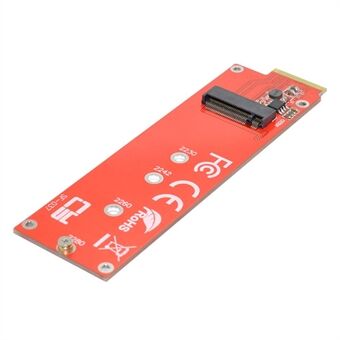 SF-037 NVME M-key Interface SSD til EDSFF E1.S Adapter Card Bærbar Converter Support M.2 SSD 2280/2260/2242/2230 Format