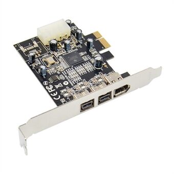 PCI-E X1 FireWire TI XIO2213A 3-Port 1394 (2B+1A) videooptagelseskort