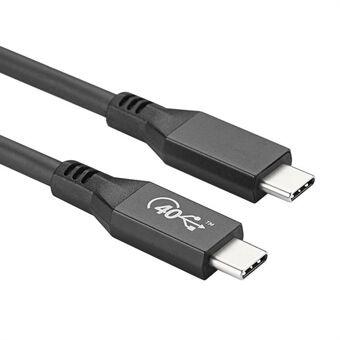 USB4-kabel USB-IF 40Gbps PD3.0 100W Super Charging USB-kabel Højhastigheds datasynkroniseringsledning kompatibel med Thunderbolt 3 (0,5m)