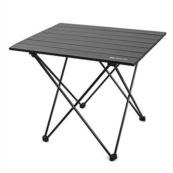 SHINETRIP A292-G0M Bærbart foldbart bord Outdoor Camping Picnic Bordskrivebord i aluminiumslegering, størrelse M - sort