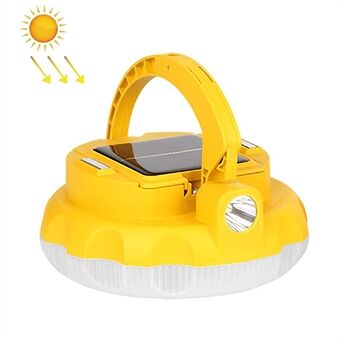 NG100 bærbar campingmagnetisk LED-lyskrog Design Solar Outdoor med 3 batterier