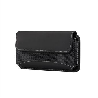  Universal taske Oxford klud telefon taske med bælteclips til mænd (vandret stil), størrelse: 15,7 x 8,0 x 1,8 cm
